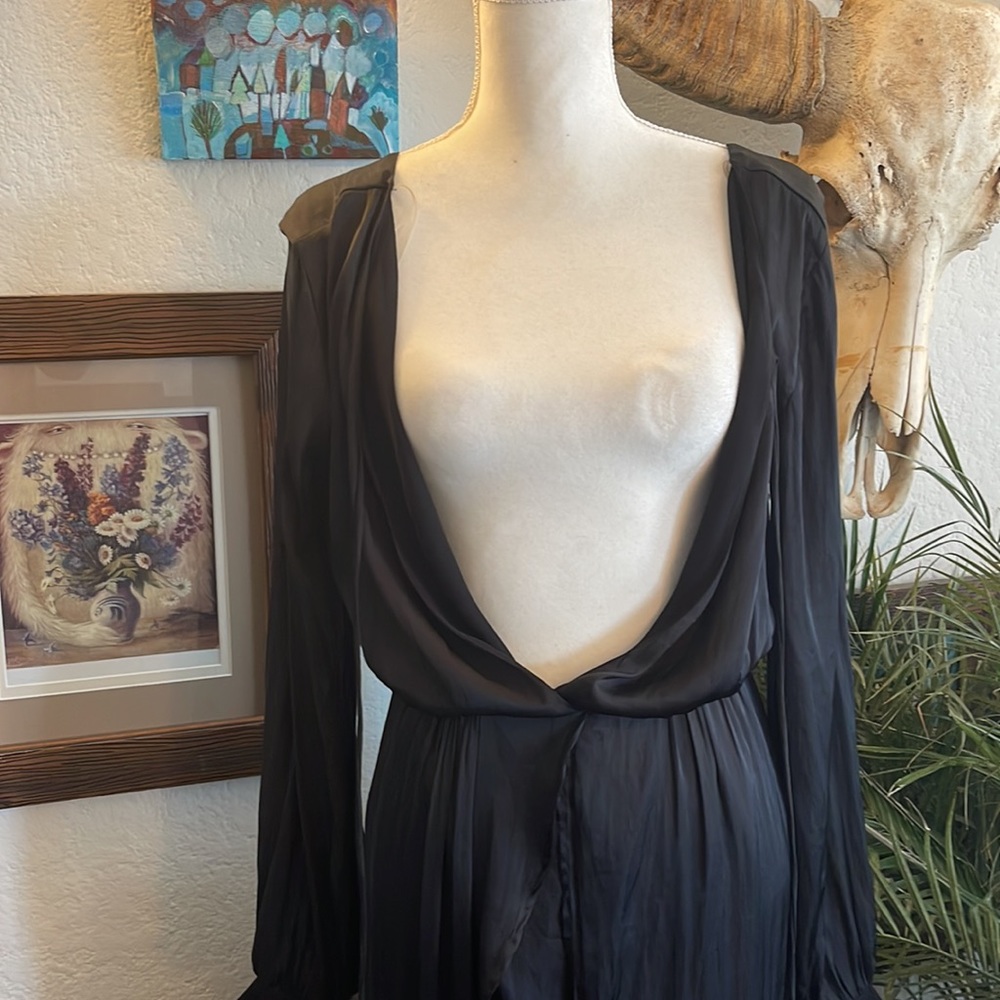 Black Lush open skirt with shorts onesie - Picture 4 of 10